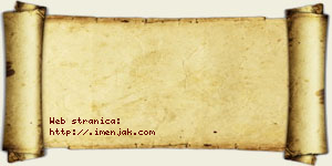 Hana Šoklovački vizit kartica